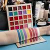 DE'LANCI 25-Farben-Lippenstiftpalette - Mehrfarbige Creme-Lippgloss-Make-up-Palette Professionelles kosmetisches Lippenkonturierungs-Set