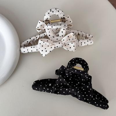 Large Big Hair Clips for Women Girl Bow Claw Pin Accessories Kpop Sweets Leading Fashion Popular Catches Gift  Vintage Crab
