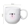 Cute Cat Mouthwash Mug Toothbrush Cup Home Travel Cartoon Thickened Wash Cup Plastic Mugs