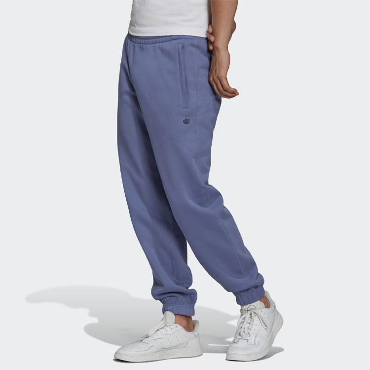 adidas Originals Trefoil Logo Solid Joggers With Cuffs Men Bottoms Violet H62545