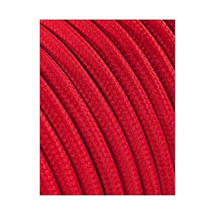 Câble - EDM - C62 - Rouge Textile - 2 X 0,75 Mm - 5 M - Multiconducteur