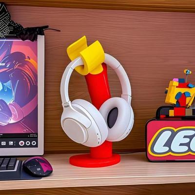 New Cartoon Shaped Headphone Stand, Computer Headphone Hanger Accessories, Desktop Storage Rack, Decorative Ornaments, Gifts