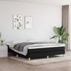 3120632 vidaXL Spring Bed Base Black 180x200 Cm Fabric