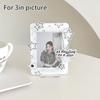 Arylic Photocard Holder 3 Inch Kawaii Photo Frame Picture Protector Card Case Idol Star Photo Binders Photo Packaging Supplies