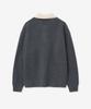 Tienjiti Oversized Rugby Polo Knit Top (Grey) Tnsw5F116G2