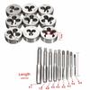 12/20/40pcs Ultimate Hand Tap and Die Set - Complete M3-M12 Screw Thread Plugs, Straight Taper Reamer Tools for DIY Enthusiasts