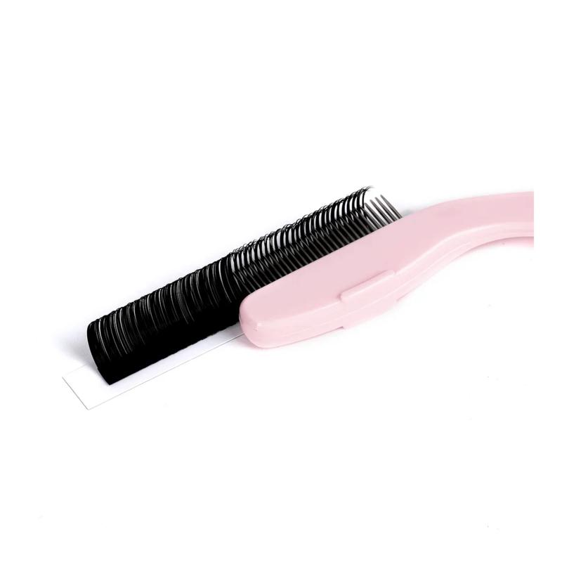 Folding Ultra-fine Stainless Steel Eyelash Brush Eyelash Separator Eyebrow Eyelash Extension Comb Eye Lash Curler Eyelash Tools