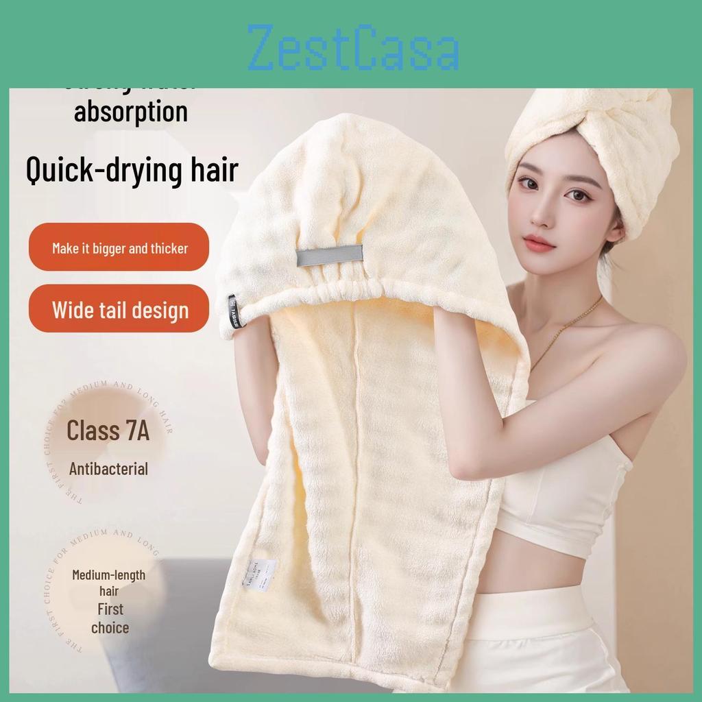 Quickdry Hair Cap Super Absorbent For Women Large Towel Wrap For Long Hair