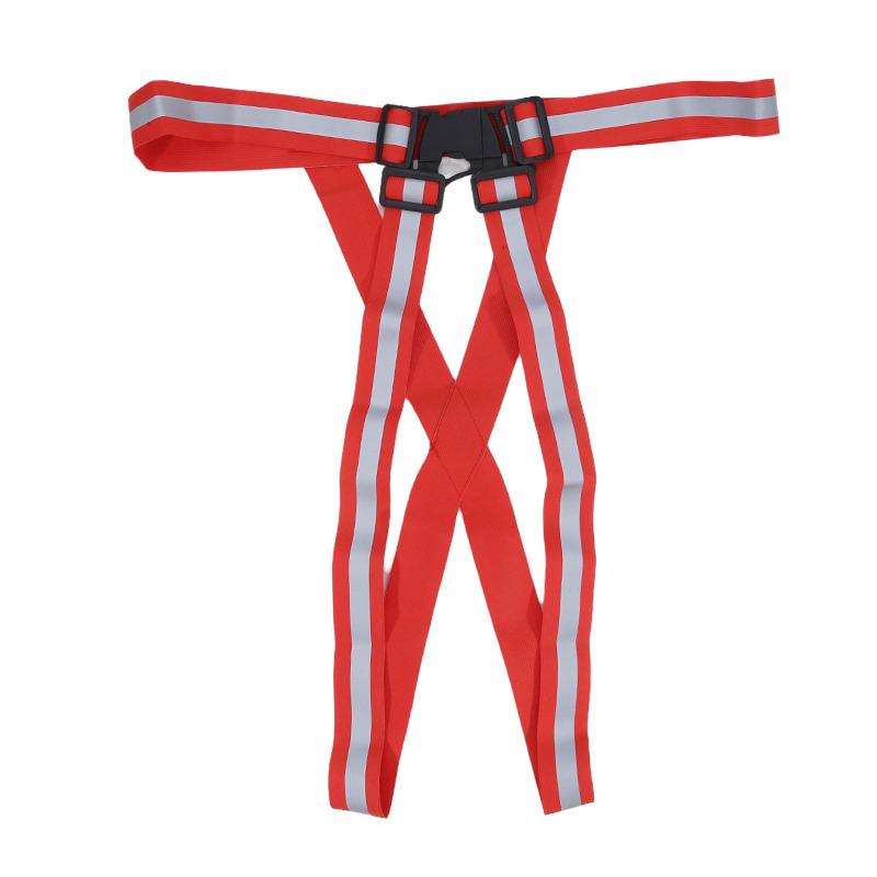 Cycling Highlight Reflective Straps Night Work Security Running Reflective Straps High Visibility Adjustable Reflective Vest