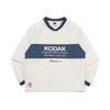 Kodak Gold Moment Color Block Long Sleeve Piste Ivory