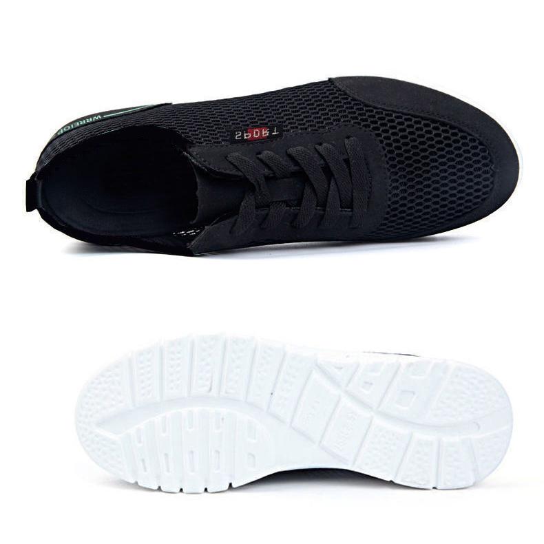 Men's Spring and Summer Breathable Mesh Shoes Casual Men's Tennis Shoes Anti Slip and Deodorant Sports Running Flat Shoes