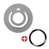 Universal Magnetic Silicone Finger Ring Grip Strong Magnet Circular Grip Phone Holder for IPhone 17 16 15 For MagSafe Ring Shape
