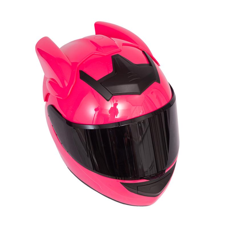 Universal Dragon Ears Full Face Helmet for Women - All Seasons Motorcycle & Electric Scooter Use