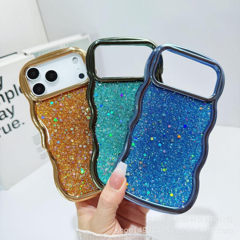 

Apple iPhone 14/15/16/17 Pro Max Glitter Sequin Case - 16 Colors 17 Pro рожевий