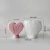 Handmade Candle Making Mold with Love Letter Enbelishment for Home Decorations