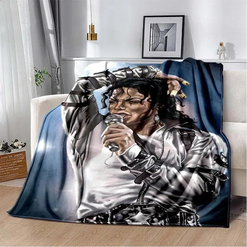 Coperta con motivo di Michael Jackson Leggera per Soggiorno Camera da Letto Cameretta Regalo di Natale