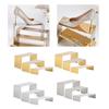 3 Pieces Riser Display Stands Stainless Steel Multipurpose Perfume Stand