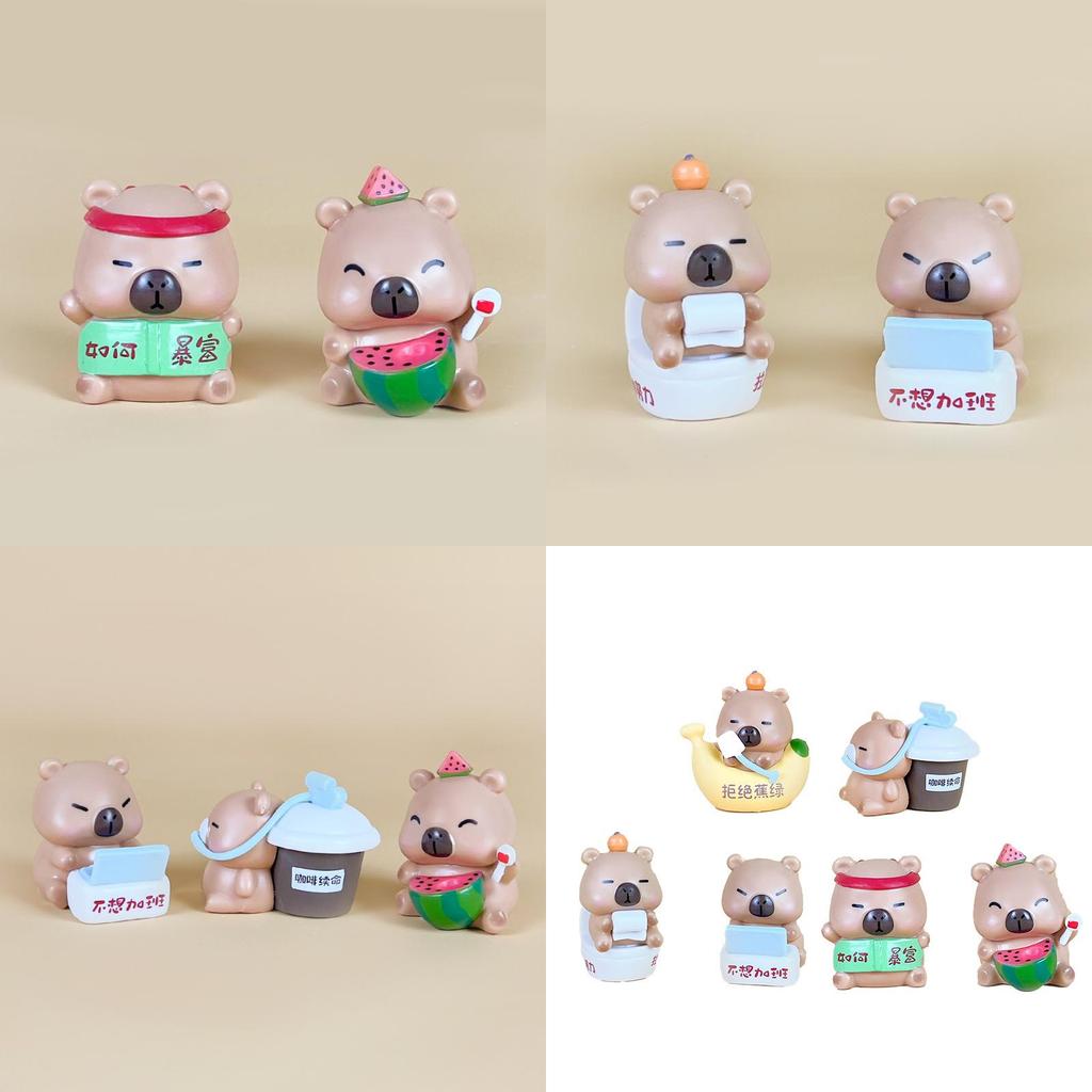 Capybara Blind Box Collectible Figurine With Pvc Material For Anime Fans