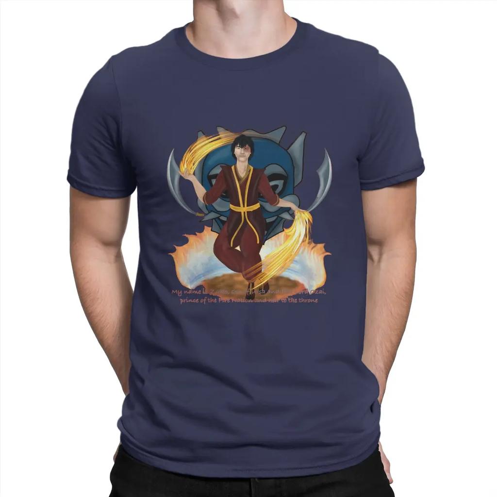 T-The Last Airbenders Pánské tričko Zuko Módní tričko Grafické Streetwear Nový trend