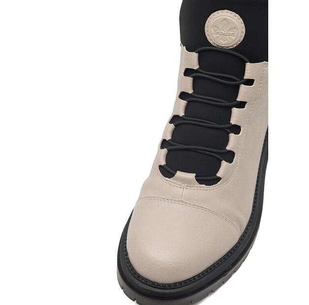 Rieker Y3163-60 Beige Ankle Boots