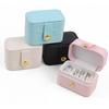 Mini Jewelry Storage Organizer Box Ring Earring Storage Box Portable Travel Handheld Small Jewelry Box Case