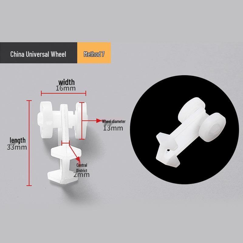 Curtain Track Pulley Hook Accessories for Old-Fashioned Curved Track Rails