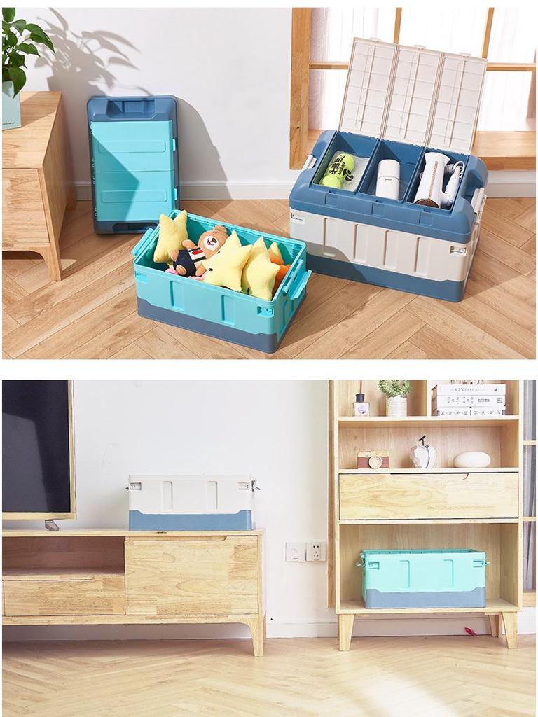 Organizator pliabil pentru depozitare camping portbagaj auto