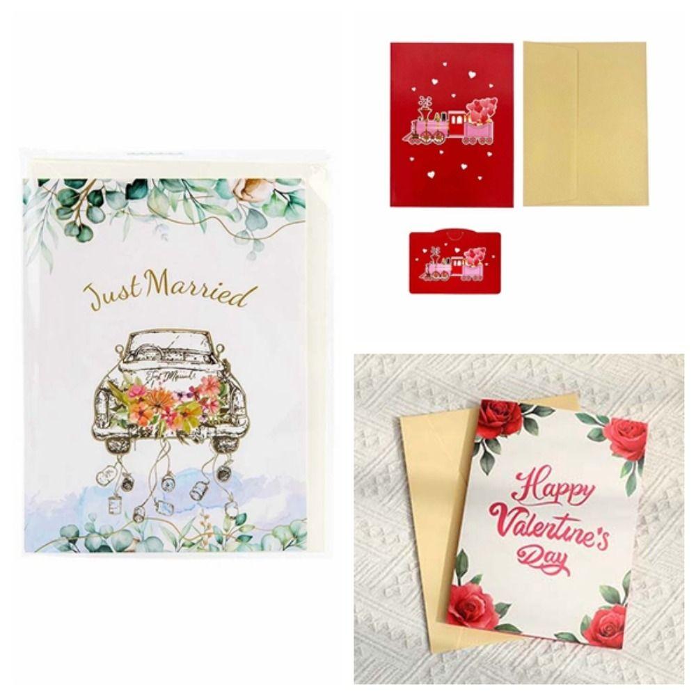 Party Invitation Valentine's Day Greetings Card Paper Confession of Love Artifact  Anniversary