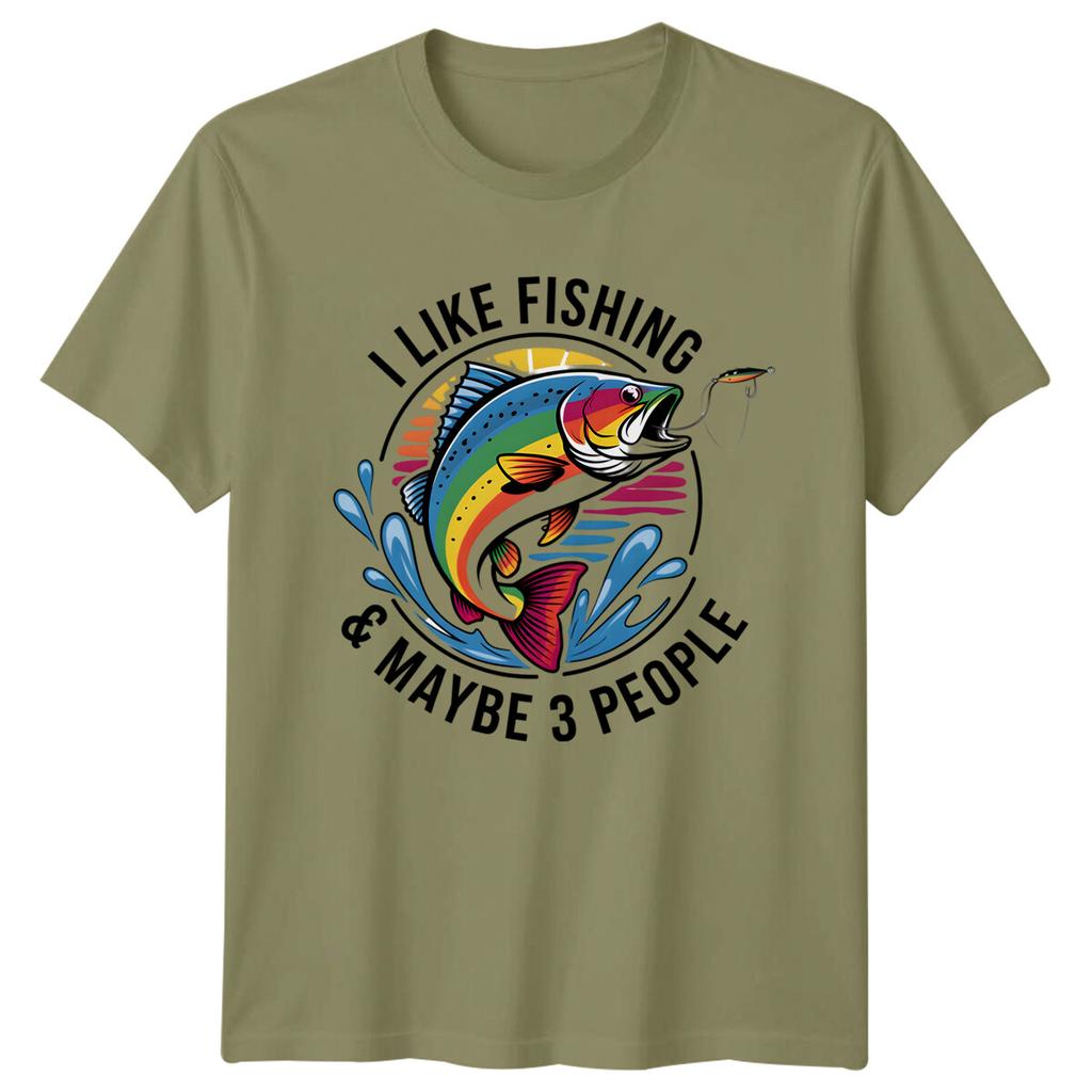 I Like Fishing Maybe 3 People Fishing Hobbies Unisexs TShirt