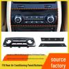 Rear AC Button Panel Trim for BMW 5, 6, 7 Series, 5GT, X5, X6
