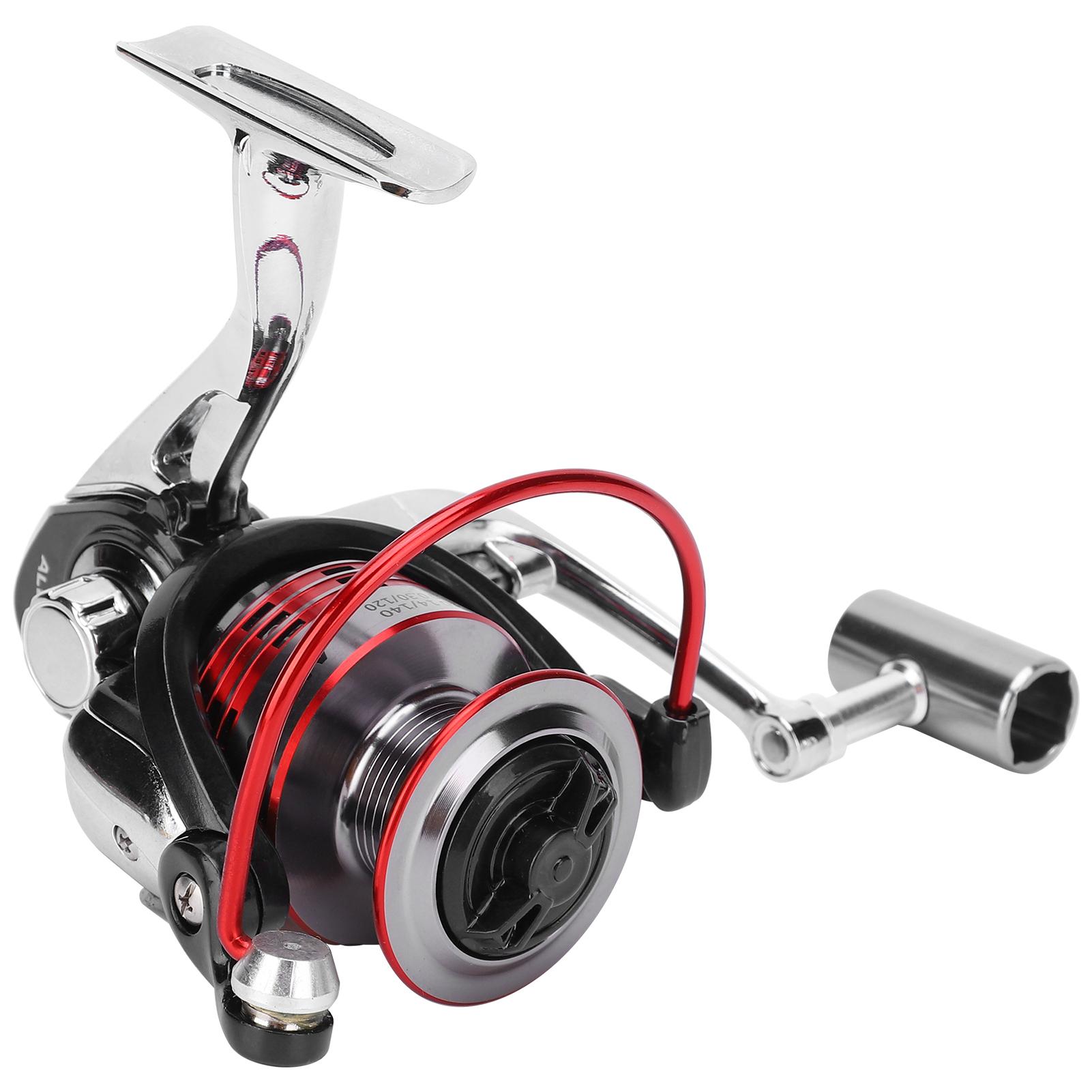 AL Metal Spinning Reel 13+1BB 5.0:1 Gear Ratio Foldable Rocker Arm Fishing Wheel Accessory AL2000