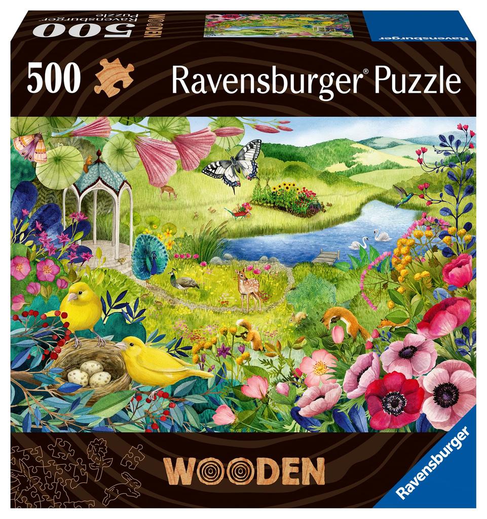 Dřevěné puzzle Ravensburger Wild Garden 500 Puzzle Jigsaw 17513 0 (Dřevěné Puzzle)
