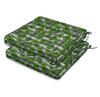 Vargottam Perfect Outdoor Indoor Square Corner Seat Cushions Water-Resistant Lounge Chair 18.5" X 16" Home Office Patio Furniture