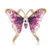 Luxury Zircon Enamel Butterfly Insect Animal Brooches Pins Crystal Pearl Brooch For Women Jewelry Clothing Badges Corsage Gift