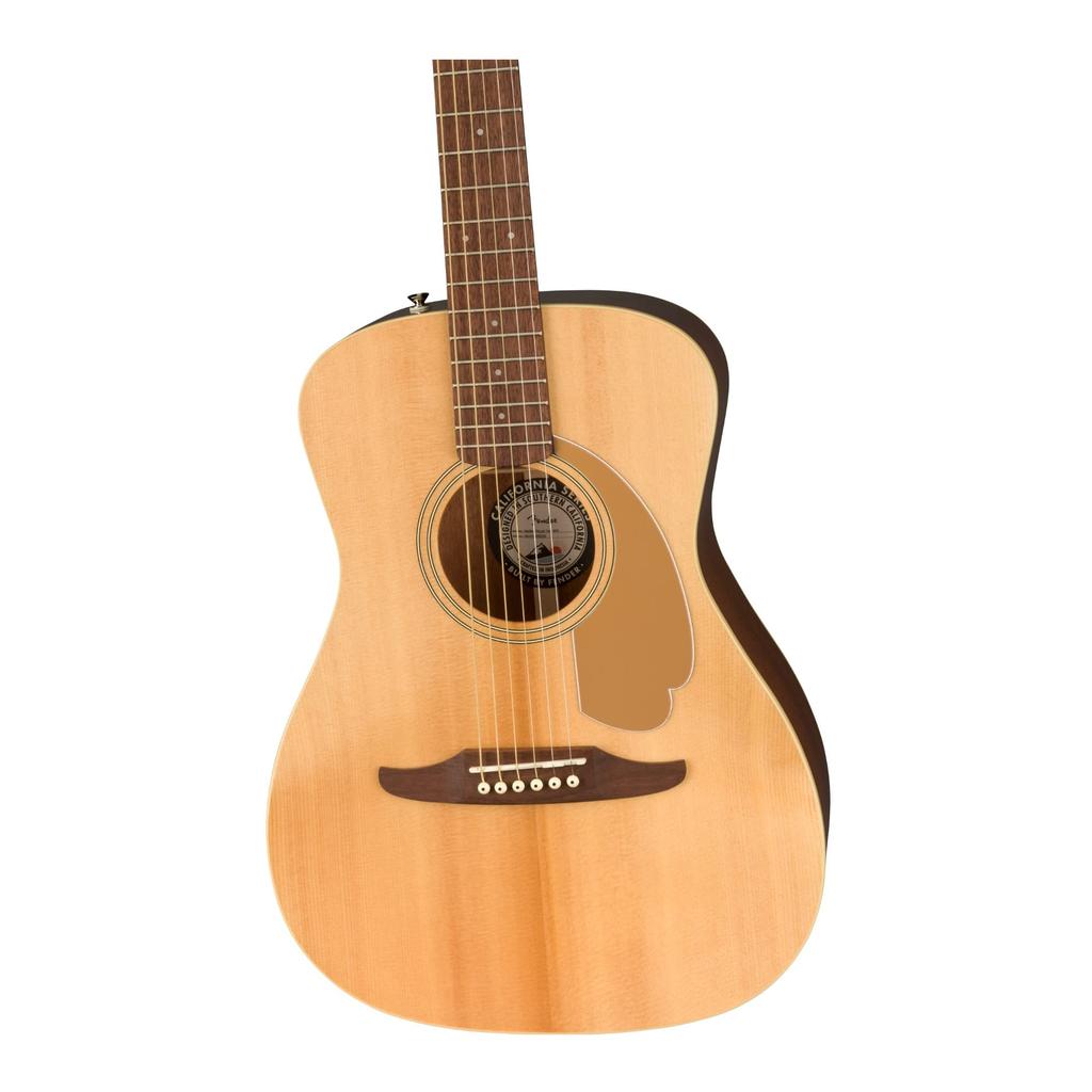 Fender Electric Acoustic Malibu Walnut Natural Soft Case Included Player, Fingerboard,