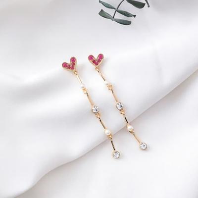 Long Earrings, Earrings Chain, Daily Lovely, Unique Heart