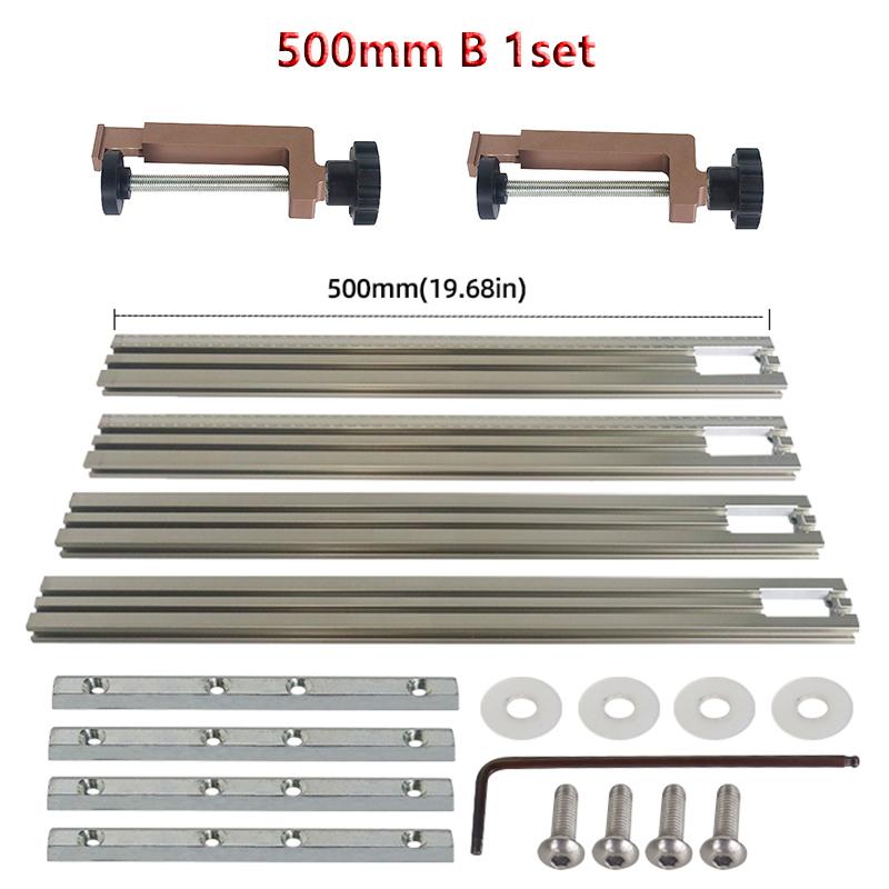 Routing Jig Frame System Adjustable Frame Rectangles and Squares Trimming Machine Milling Groove Engraving Guide Rail Bracket