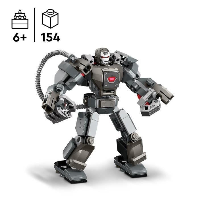 Lego® 76277 Marvel War Machine's Robot Armor, Robot Toy with : 3 Shooting Cannons, Mcu Character