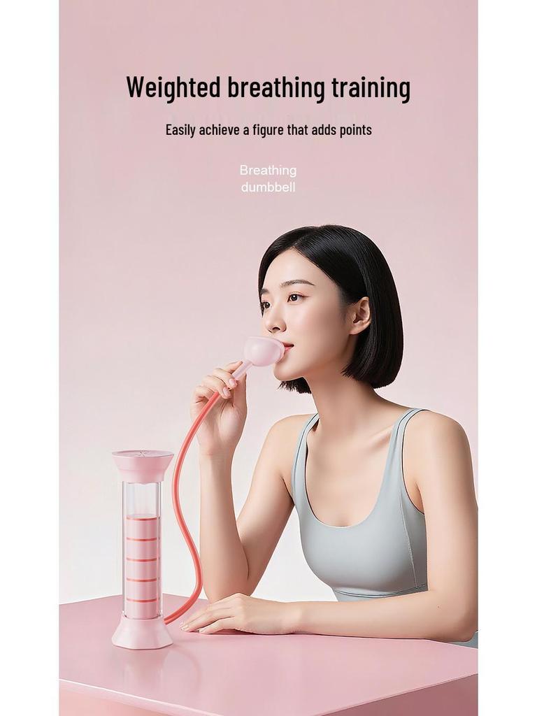 Abdominal Breathing Trainer: Dumbbell for Lung Capacity and Core, Pelvic Floor, and Abdominal Muscle Exercise