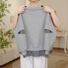 Girls' Fashionable Long-Sleeve 2-in-1 Sweatshirt - 2025 Spring/Autumn Style
