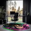 Juice WRLD Printed Round Rug Carpet Chair Rug Area Rug Entryway Doormats,for Office Chair Living Room Bedroom Kitchen Room.