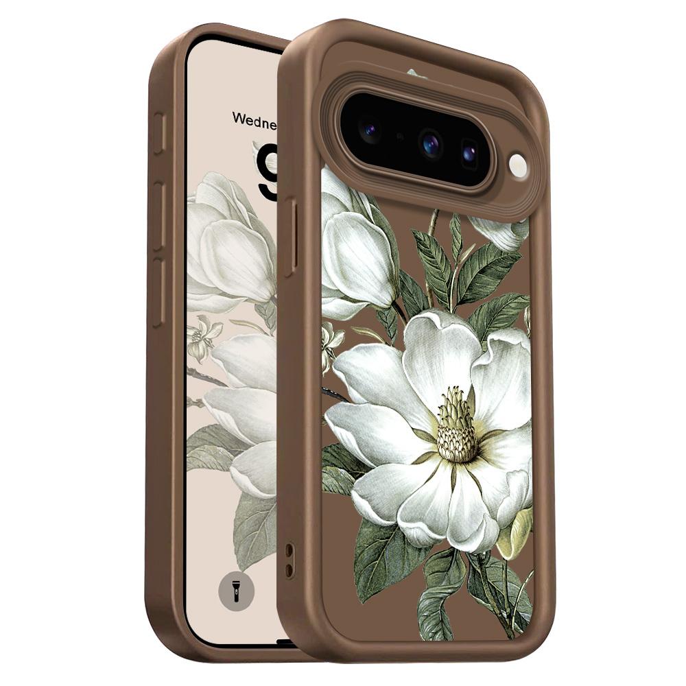 

Magnolia Flower Phone Case For Google Pixel 10 9 9A 8 8A 7 7A Pro XL 4G 5G Staircase Soft Cover Google Pixel 9 ProXL