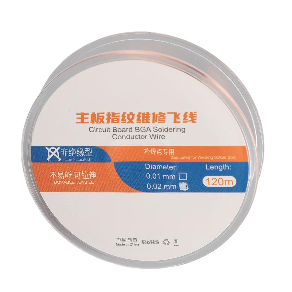 Phone Chip Conduction Wire 120m Copper Phone Motherboard Soldering Jump Wire for Welding Repair