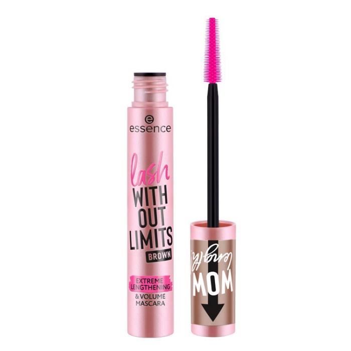 

Mascara - Essence - Without Limits - Extreme Length - Volume - Non Waterproof коричневий