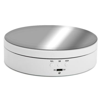 Rotating Display Stand Electric 3 Speed Level 360 Degree Rotating Turntable for Jewelry Short Video