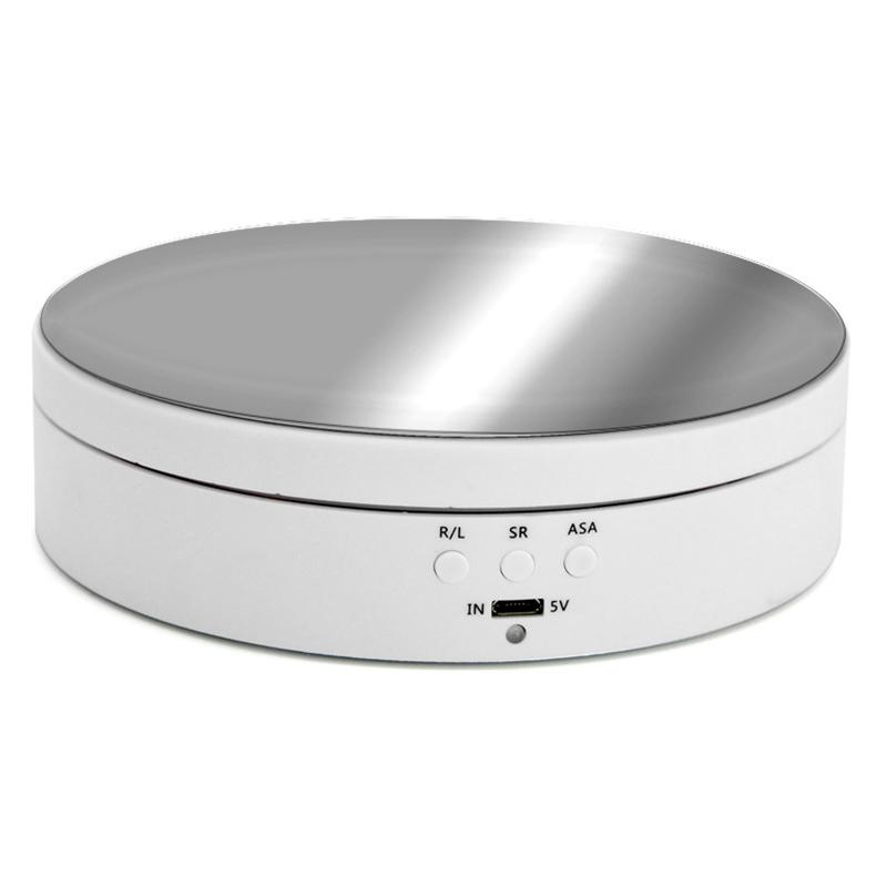 Rotating Display Stand Electric 3 Speed Level 360 Degree Rotating Turntable for Jewelry Short Video