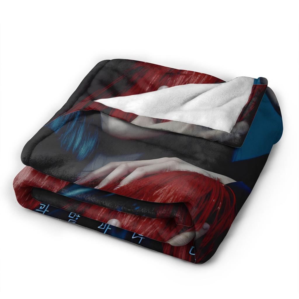 Dear X Warm Soft Blanket Students Plush Throw Blanket Funny Bedroom Flannel Bedspread Sofa Bed Cover