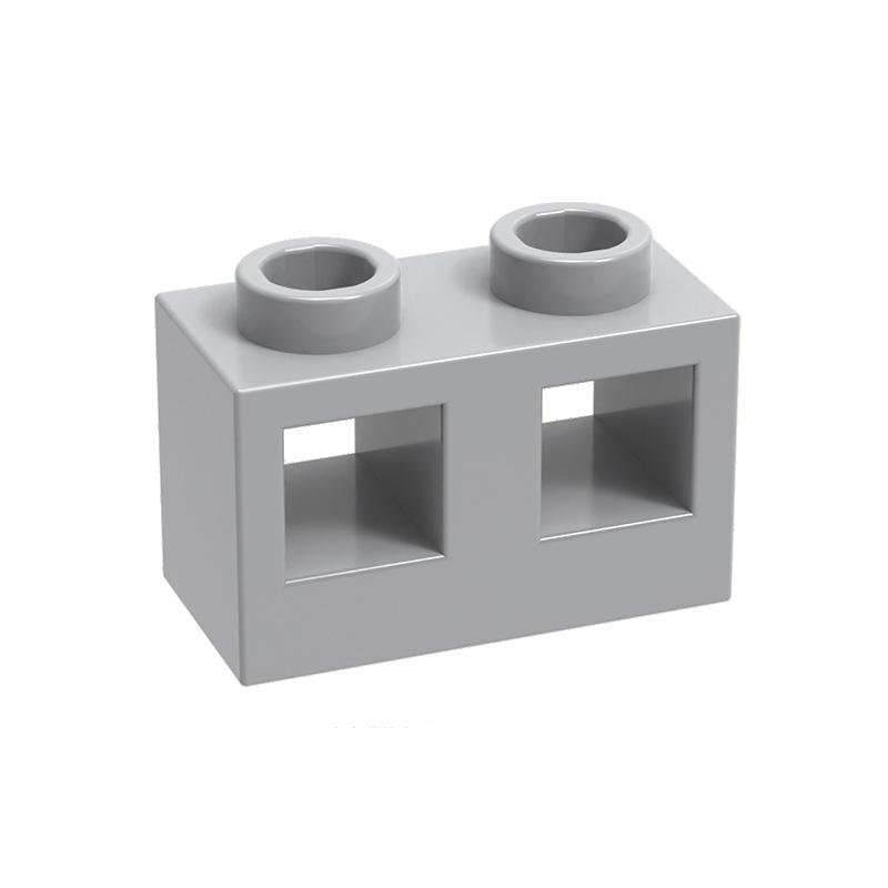 

MOC 10PCS 3005W Unique 2-Holes Square Through-Hole Constructing Block Kit 14071W Educational Bricks Plaything Children Kid Birthday Gift