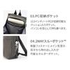Backpack for Women and A4 fits 1 Sani 20404 Jet Black [Acegene] Men, 11L, size, 13.3-inch laptop, compartment, 430g,