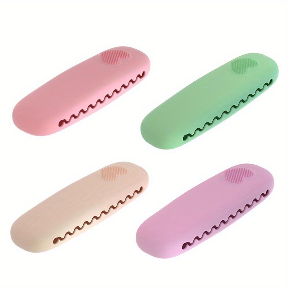 Silikonová cestovní kosmetická taška na make-up štětce Přenosný držák na kosmetické štětce na obličej Vodotěsný organizér Úložný nástroj na make-up štětce